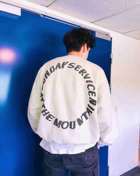 Casual Round Neck Hoodies - Loose Fit, Cotton Winter Wear