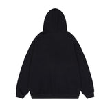 Unisex Hooded Printed Cardigan Hoodie