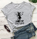 Printed Letters Unisex Top Short Sleeve