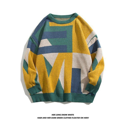 Loose Student Streetwear Couple Lazy Style Sweater