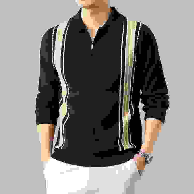 Men’s half-zip sweater