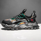 Tide Brand All-match Light Luxury Printing Men Casual Shoes