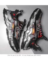 Tide Brand All-match Light Luxury Printing Men Casual Shoes