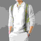 Casual long sleeve polo