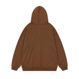 Unisex Hooded Printed Cardigan Hoodie