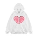 Men's Unisex Love Foam Print Hoodie